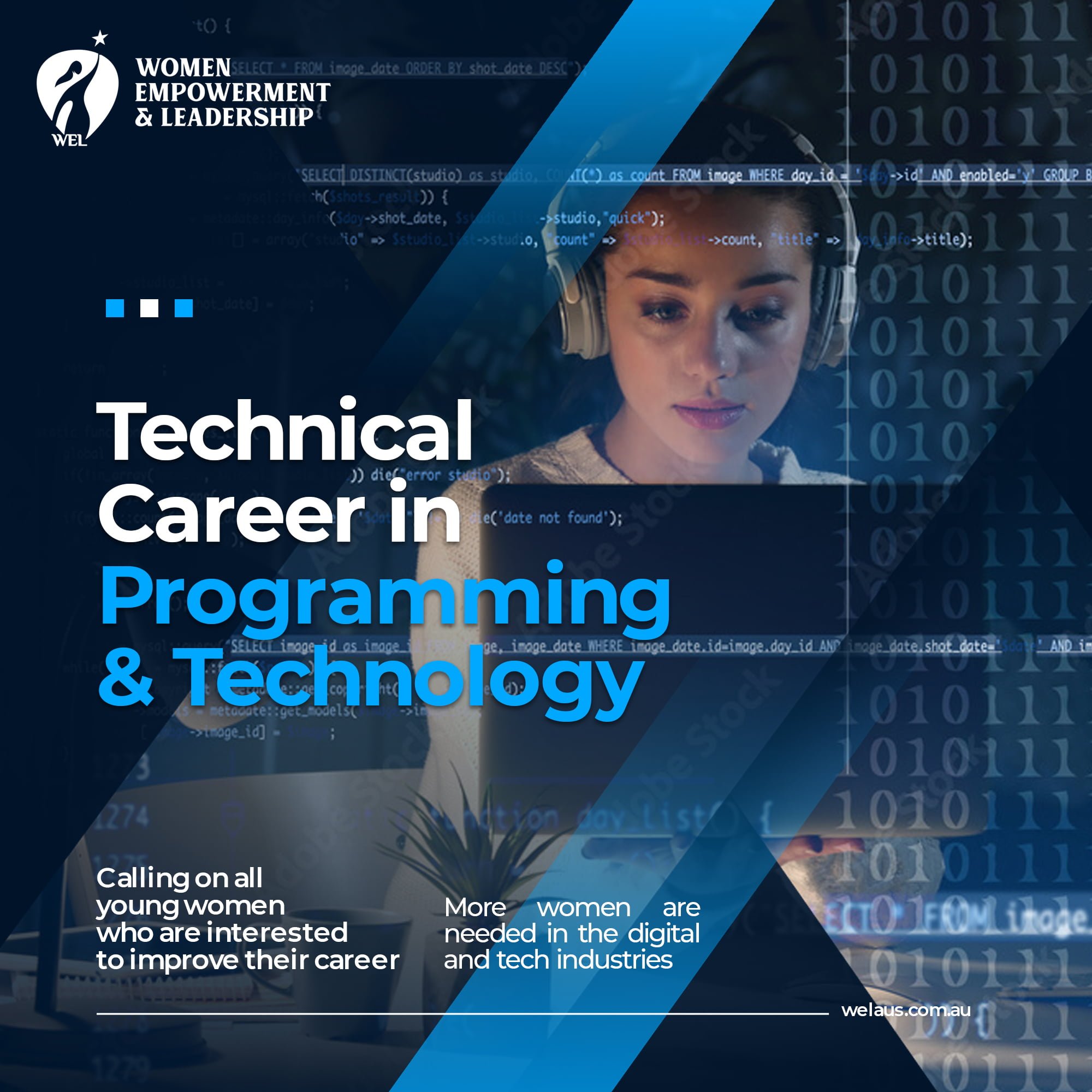 CALLING ON YOUNG WOMEN AND GIRLS WHO ARE INTERESTED IN A TECHNICAL CAREER IN PROGRAMMING AND TECHNOLOGY