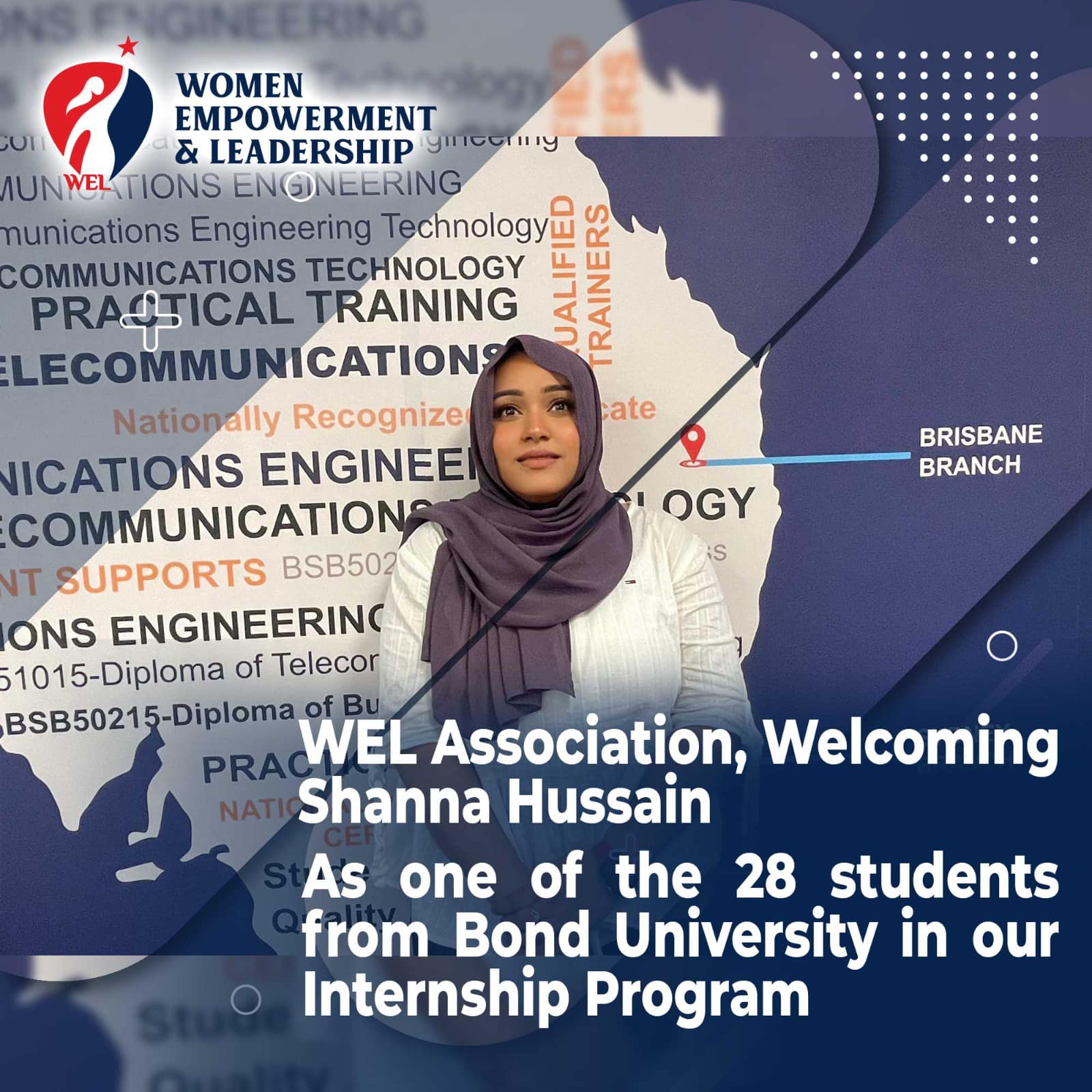Women Empowerment and Leadership Proudly Welcoming Shanna Hussain